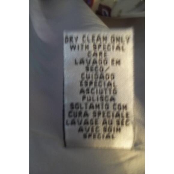 TIBI Cream-Gold & Multi-colored Floral Print Silk Halter Top Blouse Shirt 6 - Picture 10 of 11